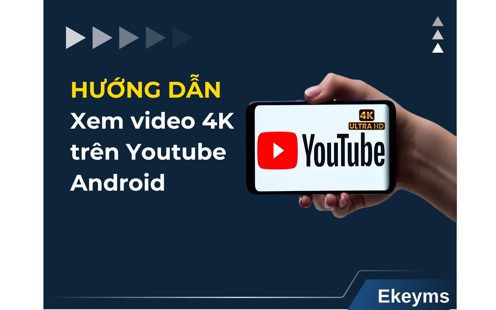 Cách chọn chất lượng video 4K khi xem Youtube