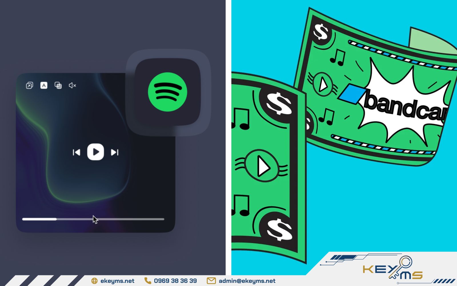 Spotify và Bandcamp khác nhau ở cách hỗ trợ cho nghệ sĩ kiếm tiền trực tiếp trên nền tảng