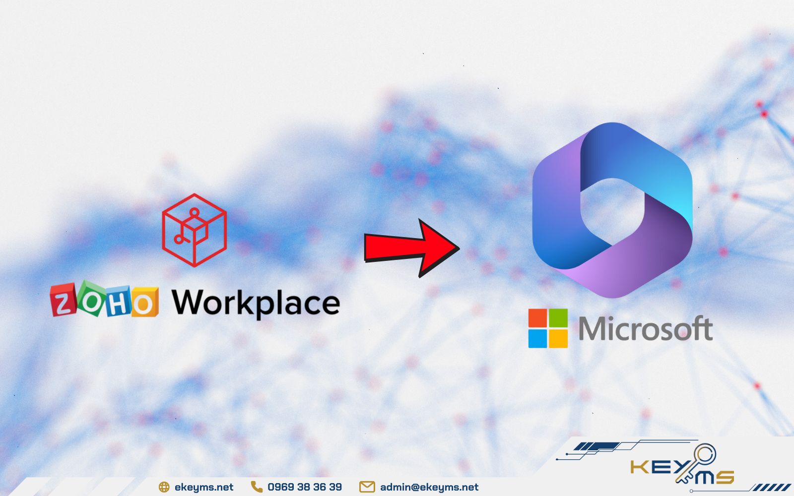 Có thể di chuyển dữ liệu từ Zoho Workplace Có thể di chuyển dữ liệu từ Zoho Workplace