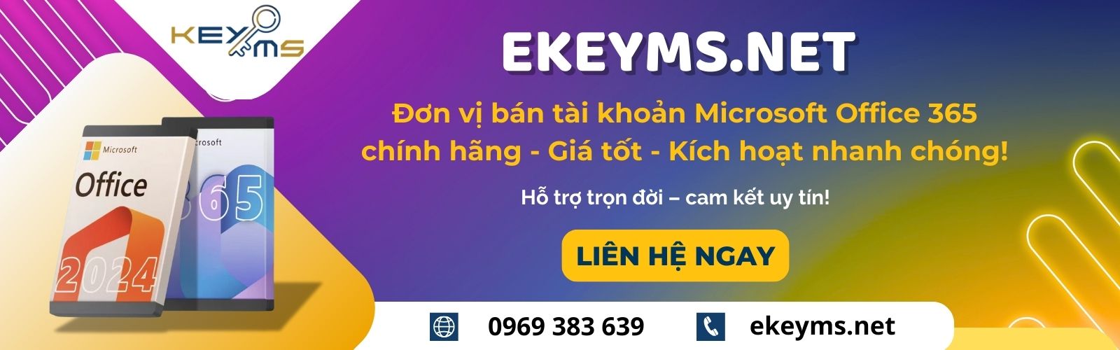 Mua tài khoản Microsoft 365 tại Ekeyms