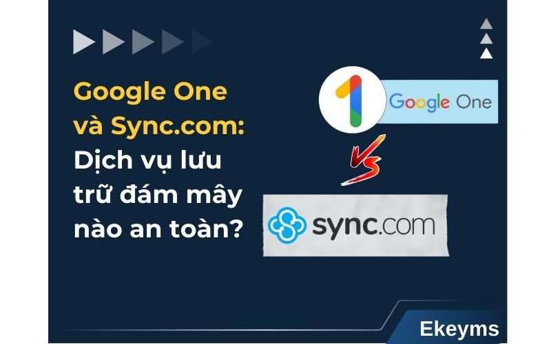 Sự khác nhau giữa Google One và Sync.com