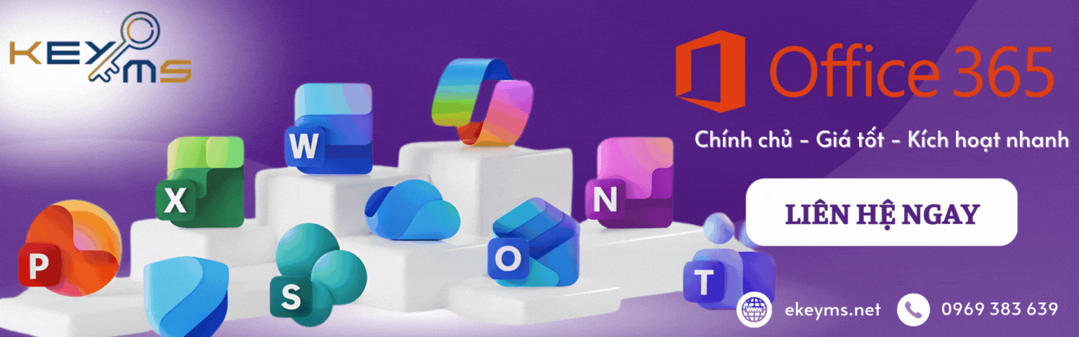 Mua Office 365 bản quyền tại Ekeyms