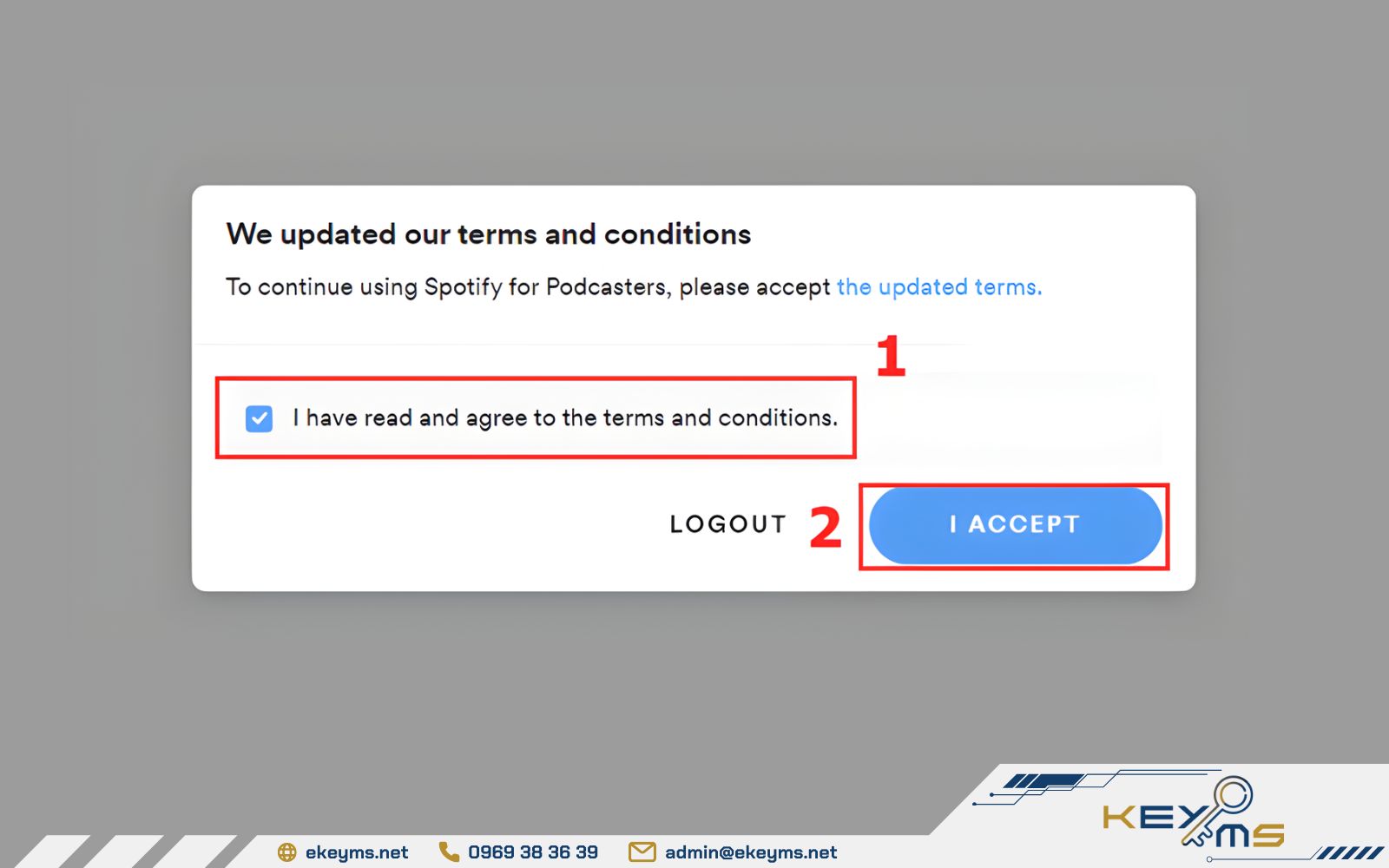 Cách tạo Podcast trên Spotify for podcasters bước 3
