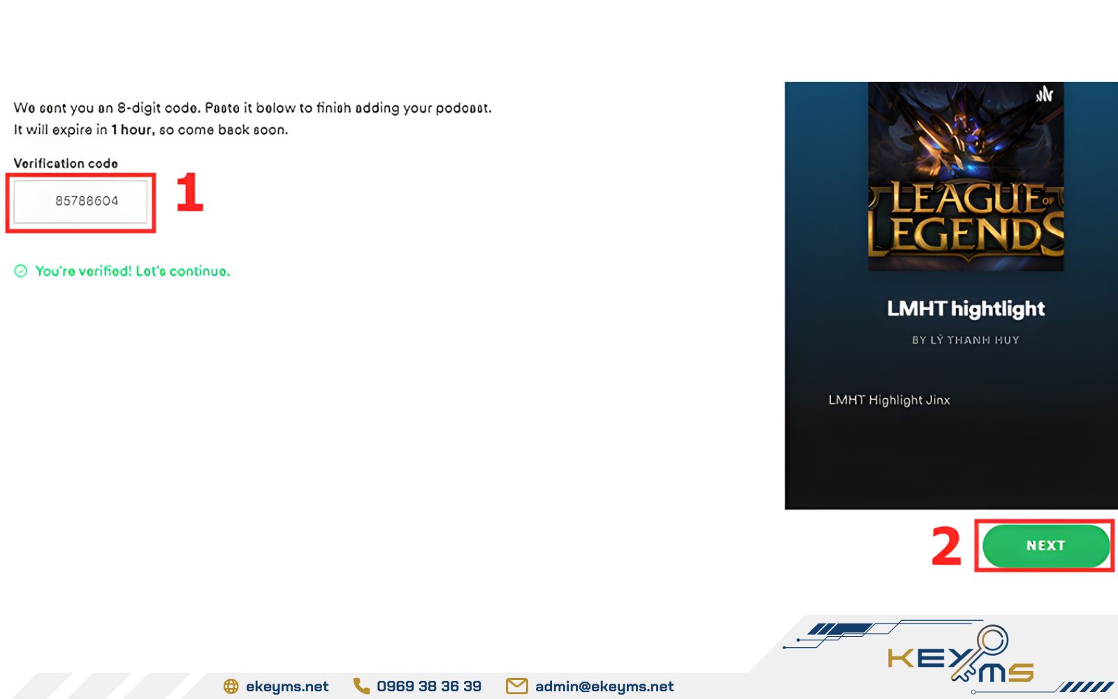 Cách tạo Podcast trên Spotify for podcasters bước 7