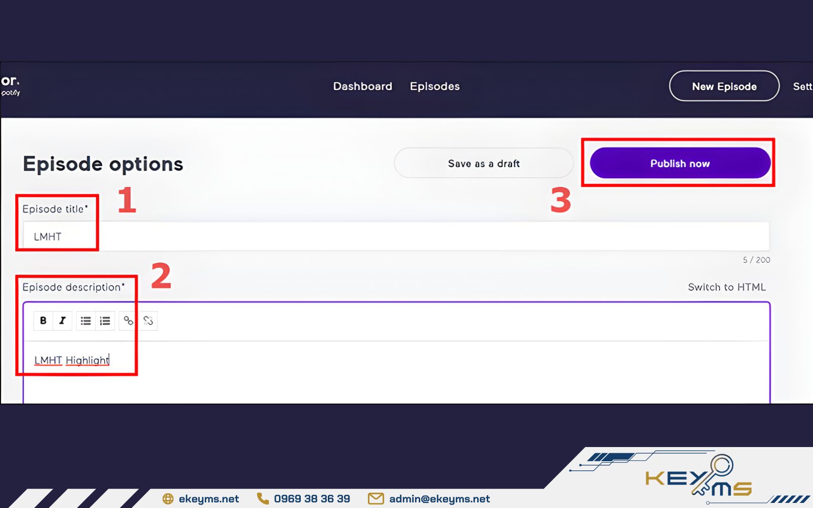 Cách tạo Podcast trên Spotify bằng anchor bước 4