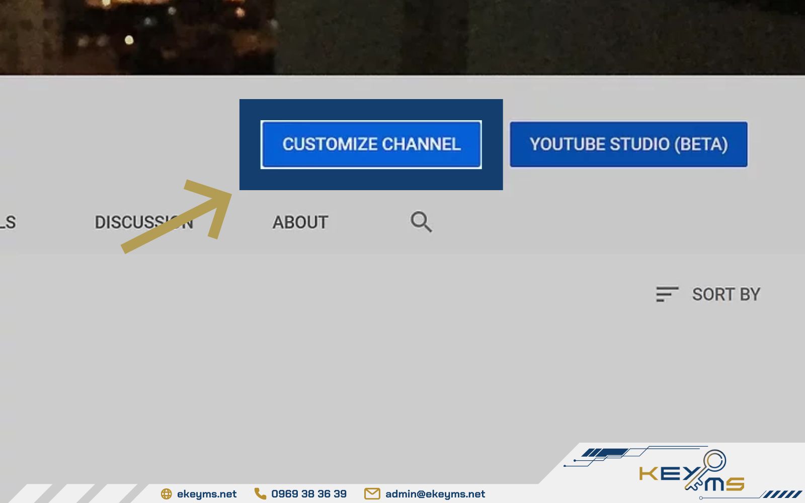 Chọn Customize Channel