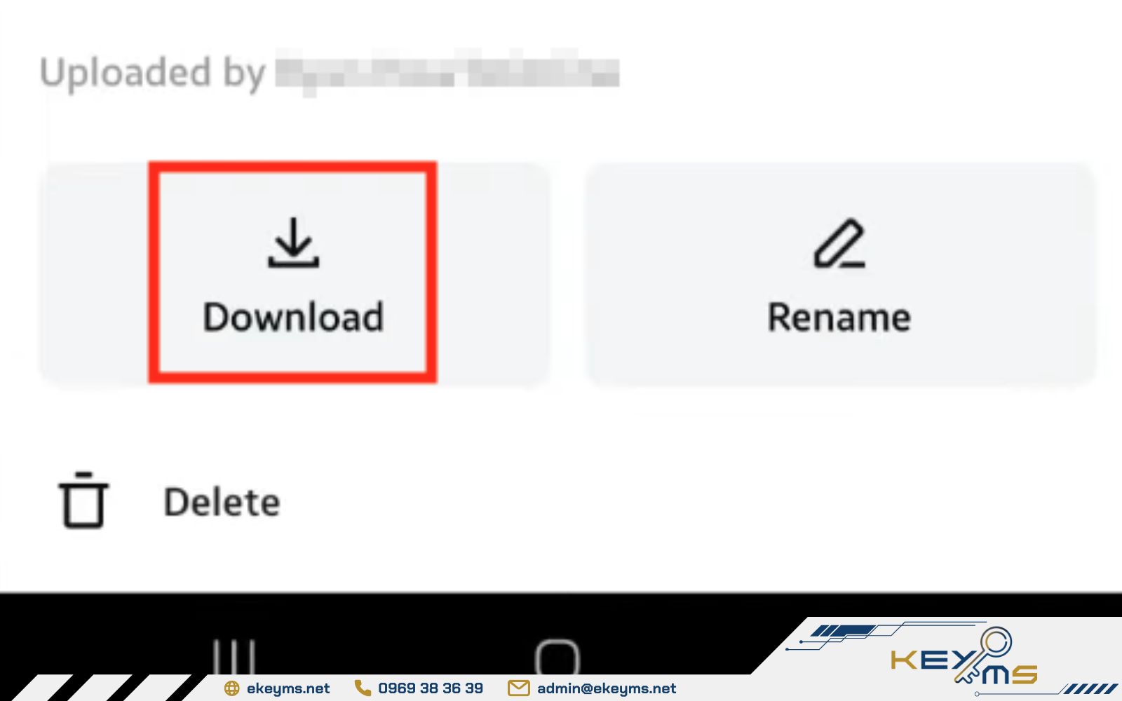Chọn Download để tải video về máy
