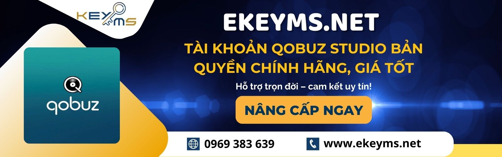 Mua tài khoản Qobuz