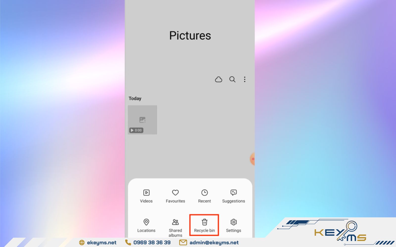 cách khôi phục video đã xoá trên CapCut từ mục Đã xoá gần đây