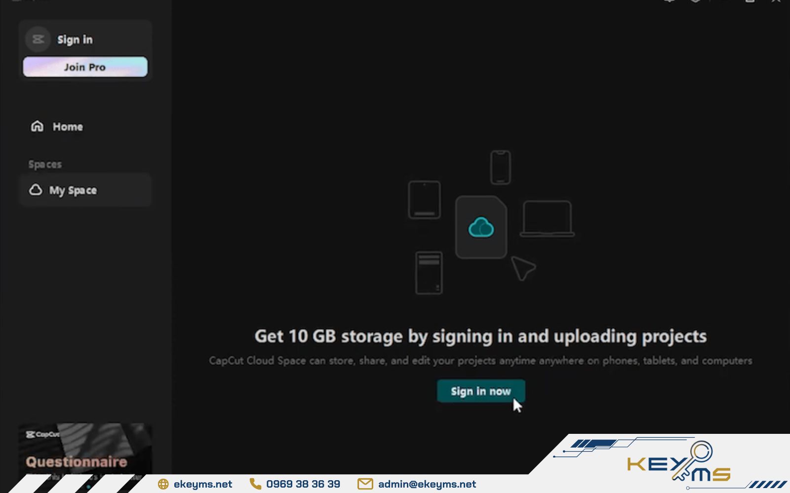 Vào mục lưu trữ video