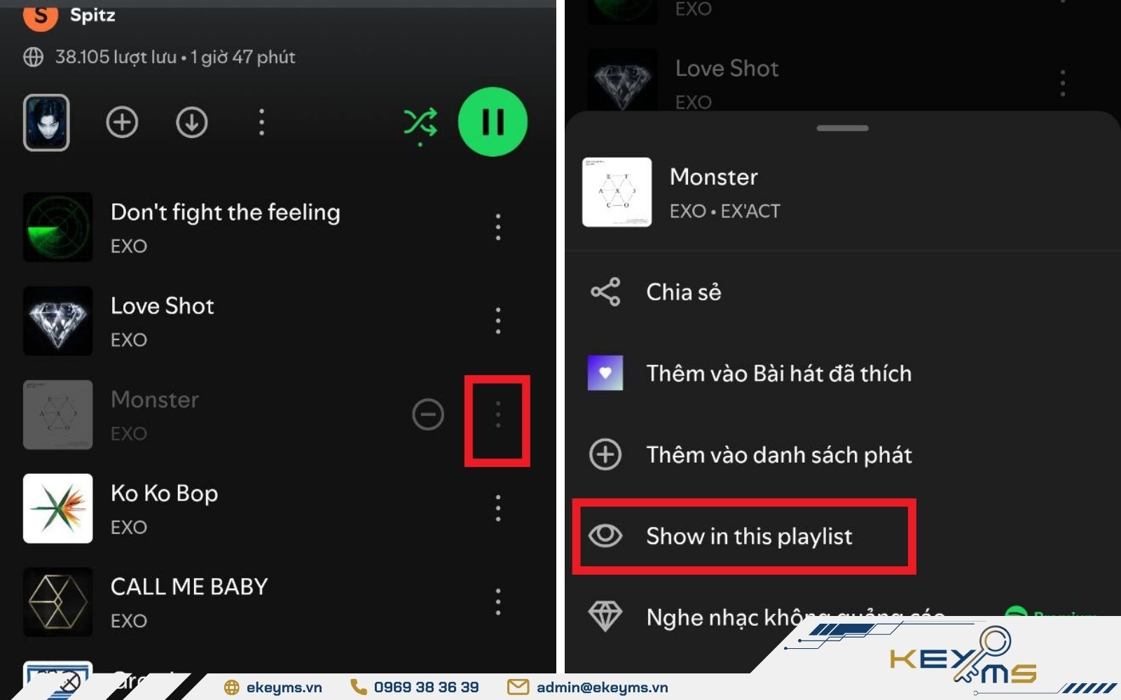 Cách bỏ ẩn bài hát trên Spotify