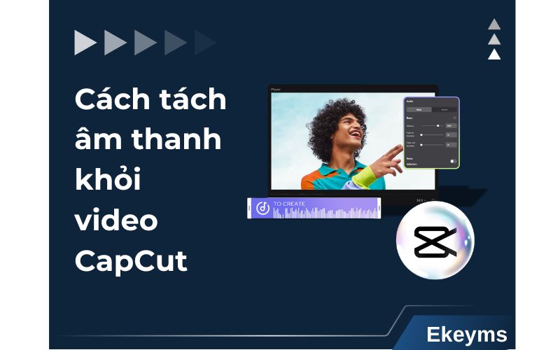 cách tách âm thanh khỏi video CapCut