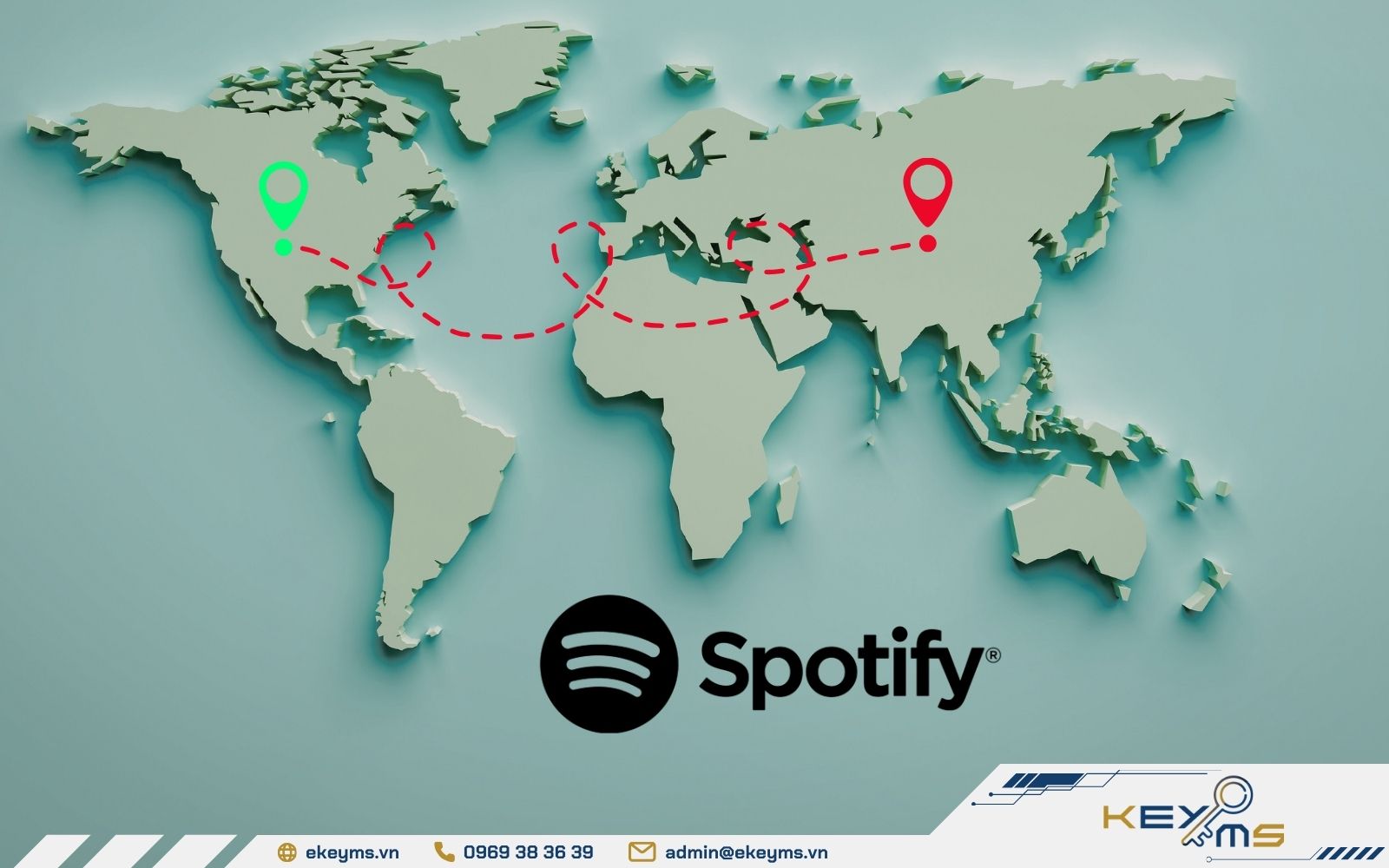 Các điều kiện chuyển vùng trên Spotify