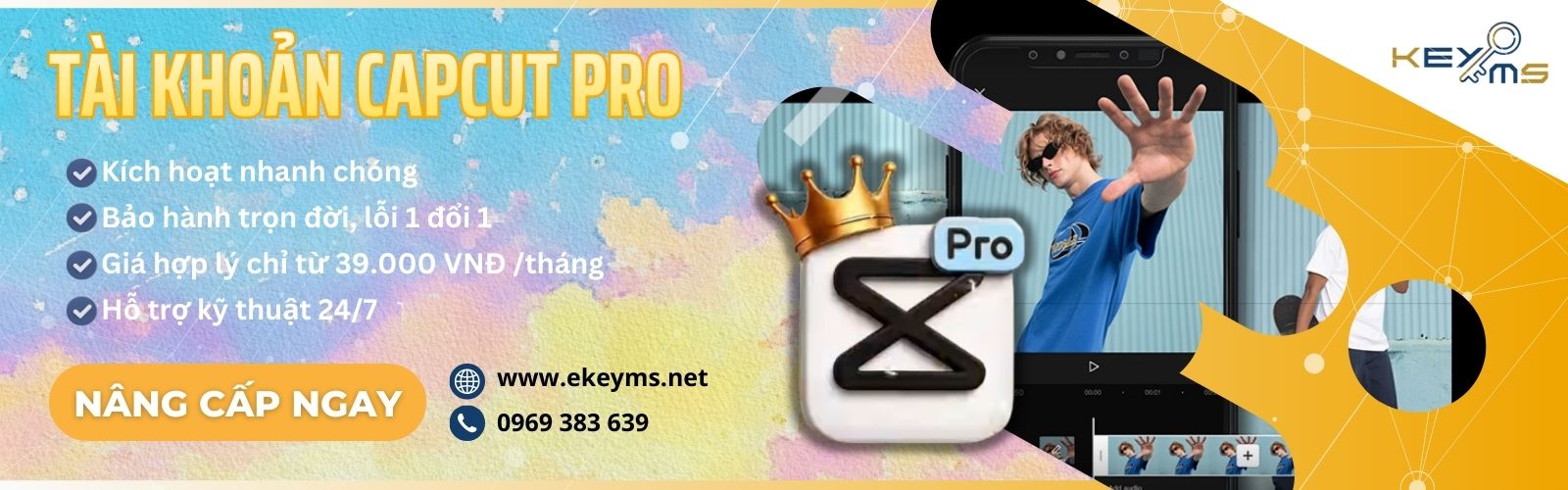 Nâng cấp tài khoản CapCut Pro