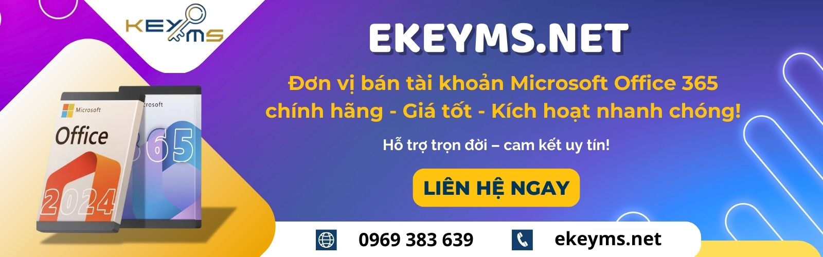 Liên hệ Ekeyms tư vấn lựa chọn gói Office 365 bản quyền để sử dụng OneDrive