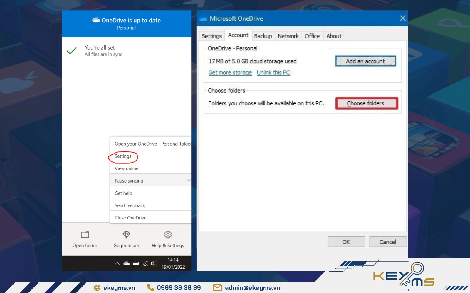 Tắt tính năng đồng bộ có chọn lọc để sửa lỗi OneDrive