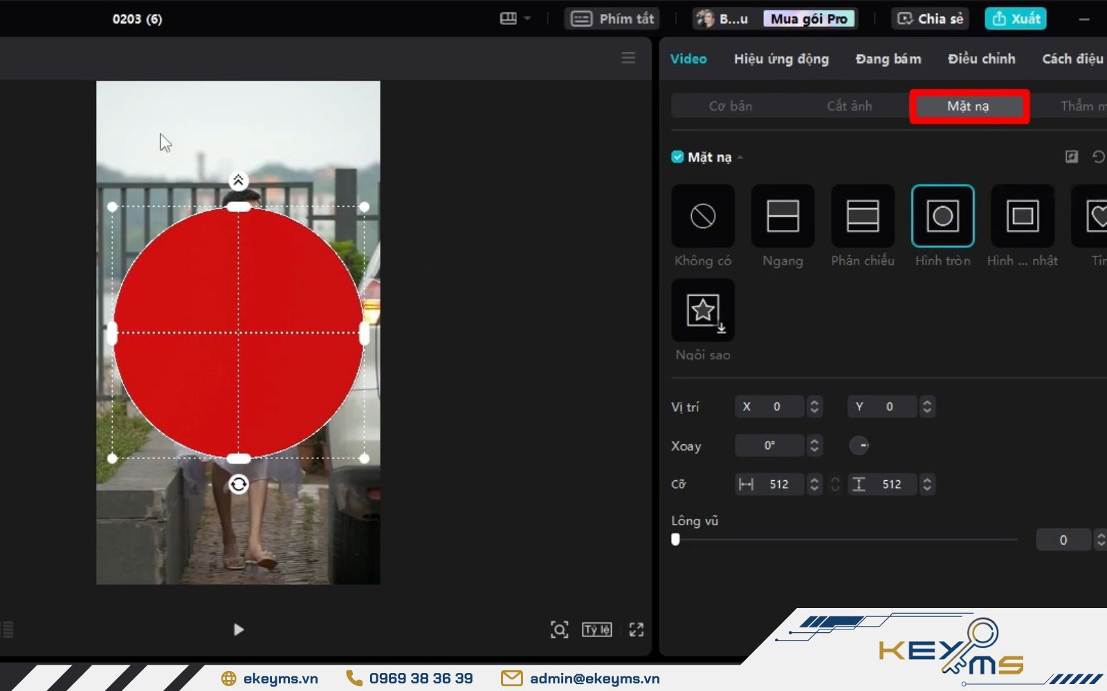 Sử dụng công cụ Mask để tạo hiệu ứng nhân đôi