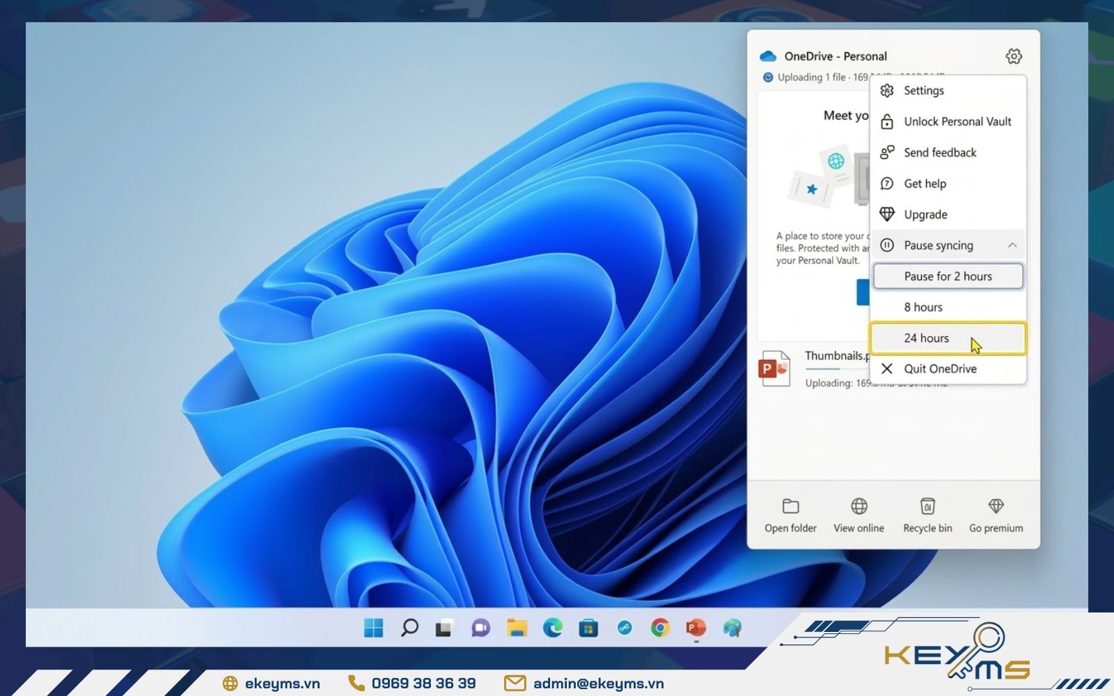 Thực hiện di chuyển tệp bị kẹt ra khỏi thư mục đồng bộ